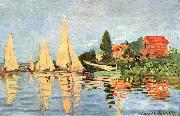 Claude Monet Regatta bei Argenteuil Sweden oil painting artist